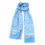 Wo Fatchin Blue and Spots Scarf thumbnail