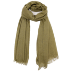 Wo Fatchin Balsam Green Solid Scarf thumbnail
