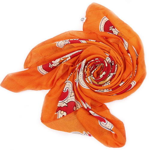 Gold and Orange Scarf
