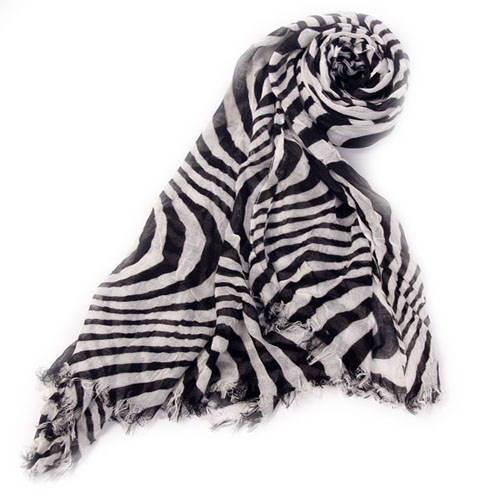 Animal Print - Zebra Scarf